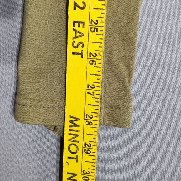 Chico's jeans woman's 2( L/12) olive green colour Platinum Boyfriend style - Picture 12 of 14